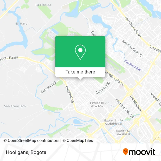 Hooligans map