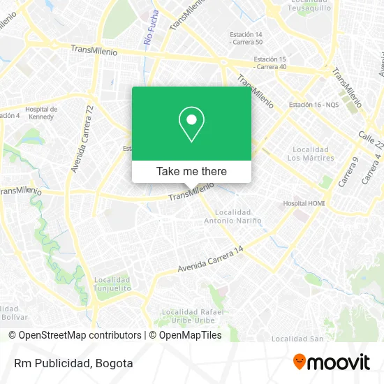 Rm Publicidad map