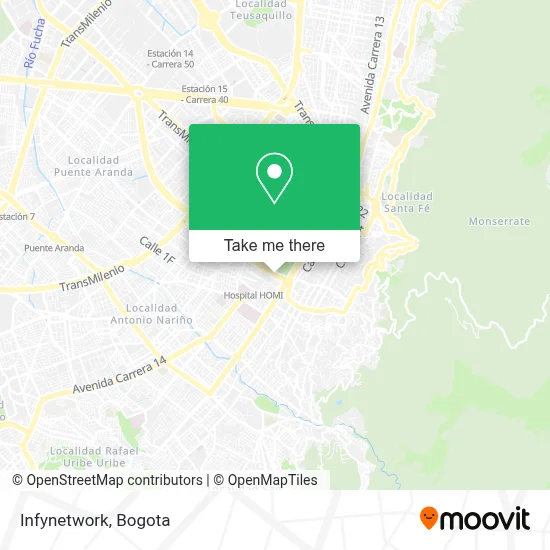 Infynetwork map