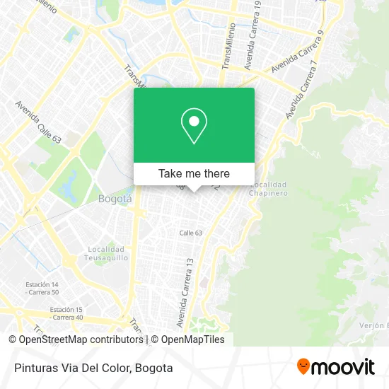 Pinturas Via Del Color map