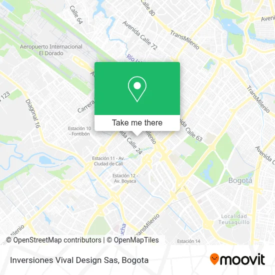 Inversiones Vival Design Sas map