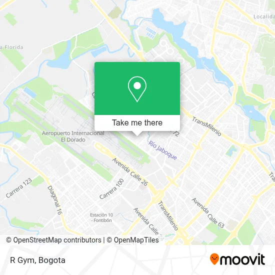 R Gym map