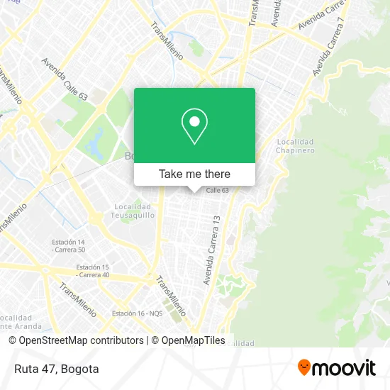 Ruta 47 map