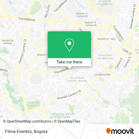 Filma Eventos map