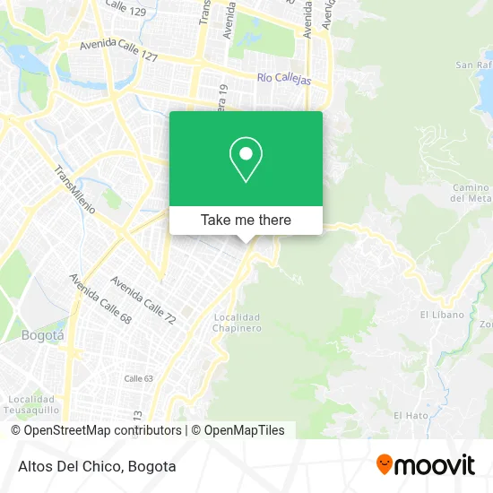 Altos Del Chico map