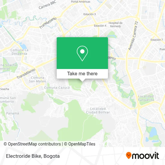 Electroride Bike map