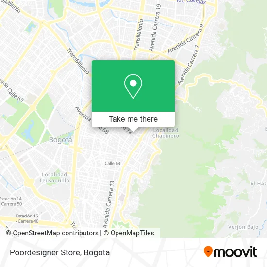 Poordesigner Store map