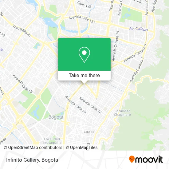 Infinito Gallery map