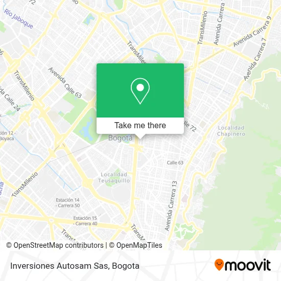 Inversiones Autosam Sas map