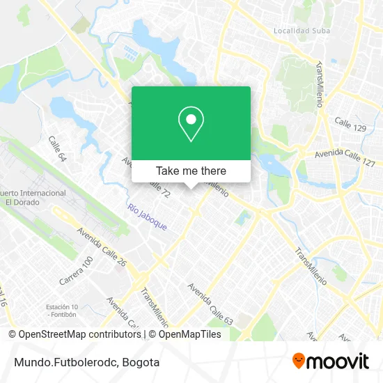 Mundo.Futbolerodc map