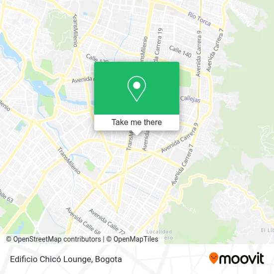 Edificio Chicó Lounge map