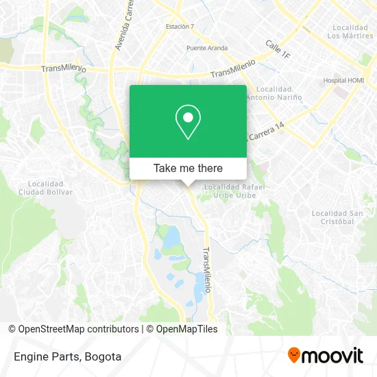 Engine Parts map