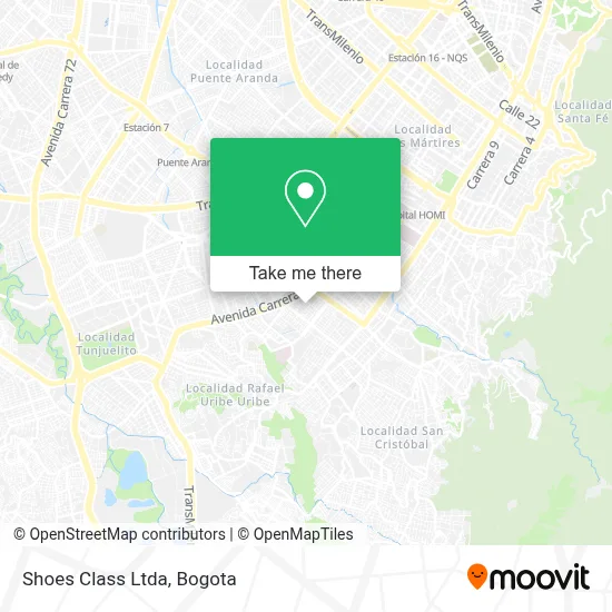 Shoes Class Ltda map