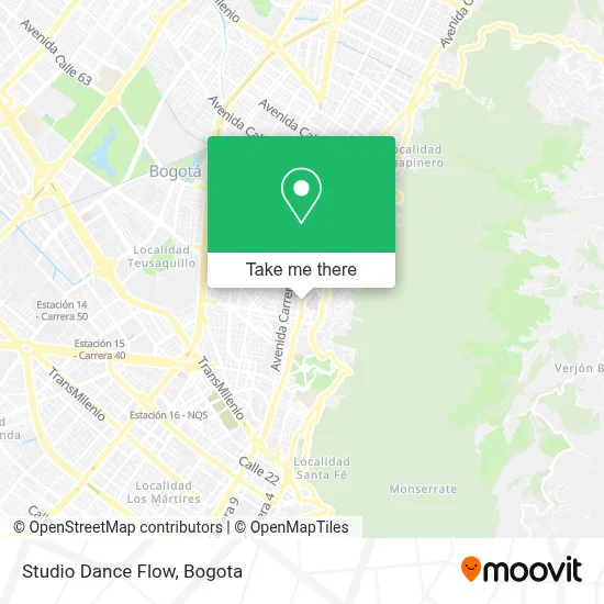 Studio Dance Flow map