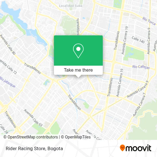 Rider Racing Store map
