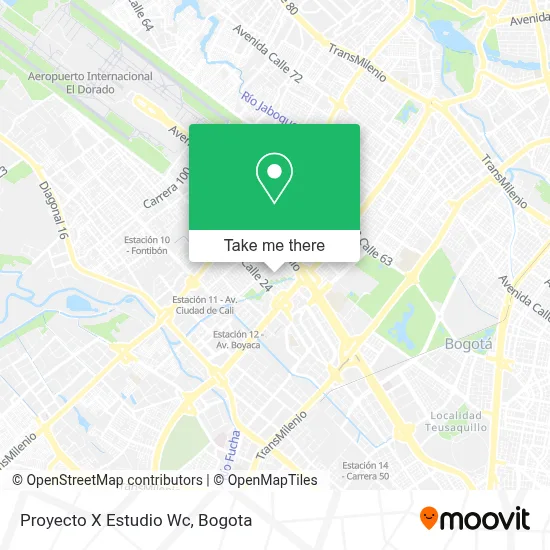 Proyecto X Estudio Wc map