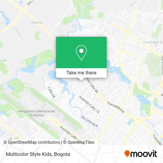 Multicolor Style Kids map