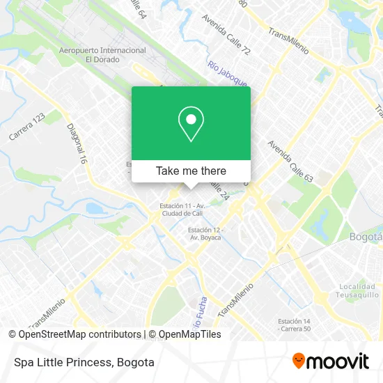 Spa Little Princess map