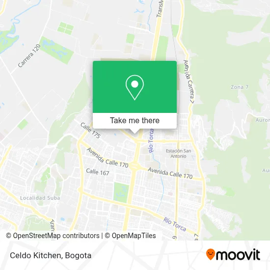 Celdo Kitchen map