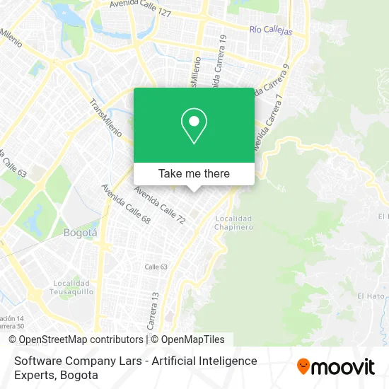 Software Company Lars - Artificial Inteligence Experts map