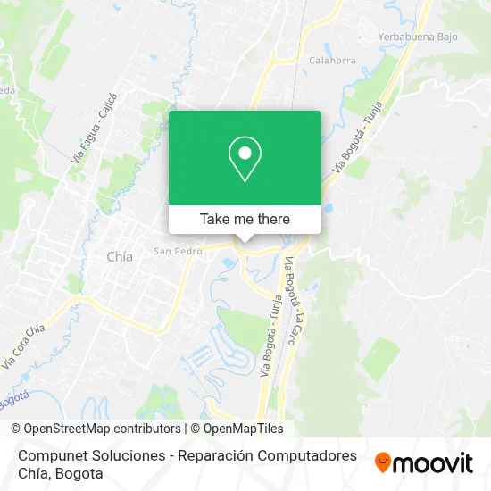Compunet Soluciones - Reparación Computadores Chía map