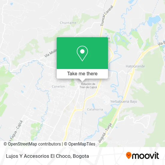 Lujos Y Accesorios El Choco map