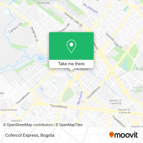 Cofercol Express map