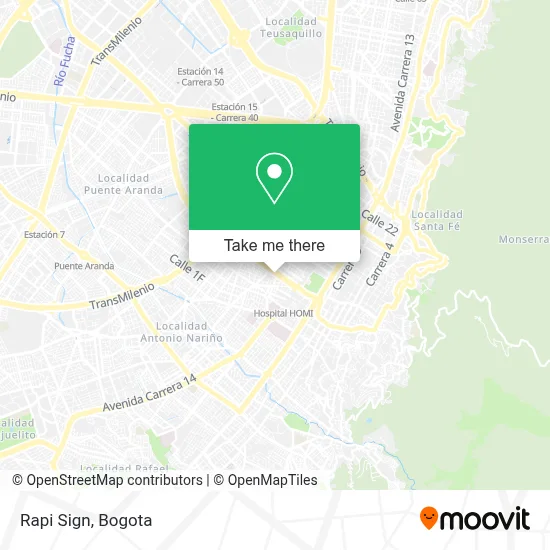 Mapa de Rapi Sign