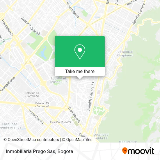 Inmobiliaria Prego Sas map