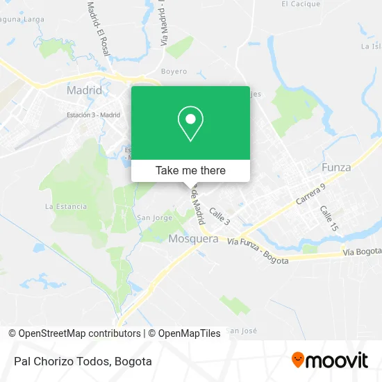 Pal Chorizo Todos map