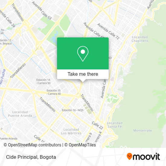 Cide Principal map