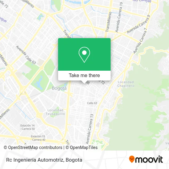 Rc Ingeniería Automotriz map