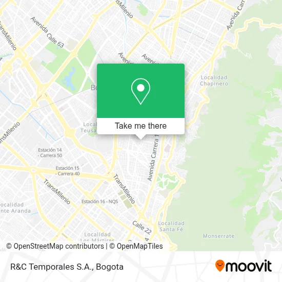 R&C Temporales S.A. map