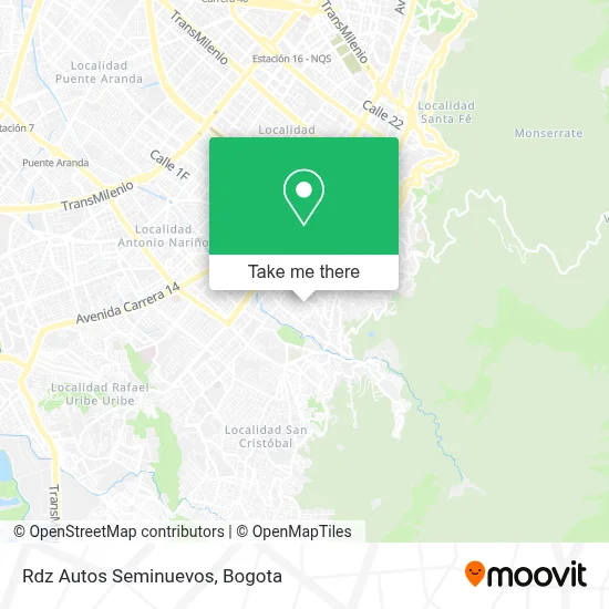 Rdz Autos Seminuevos map