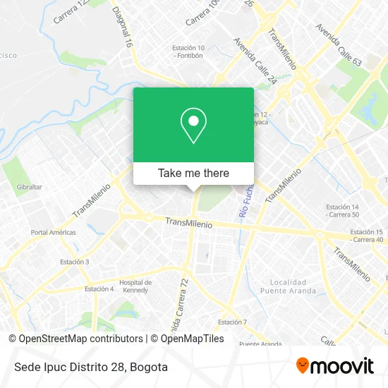 Sede Ipuc Distrito 28 map