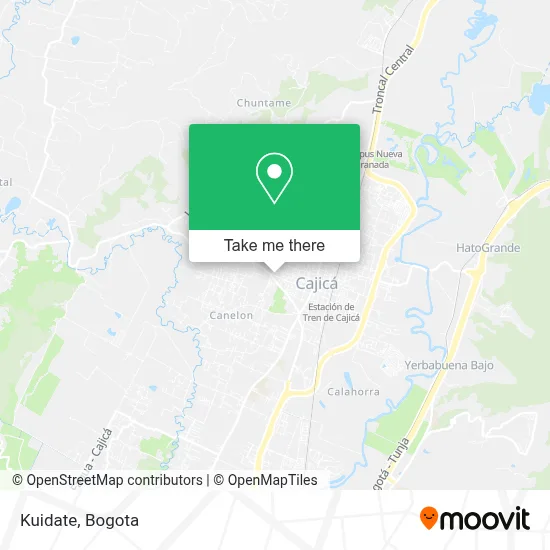 Kuidate map