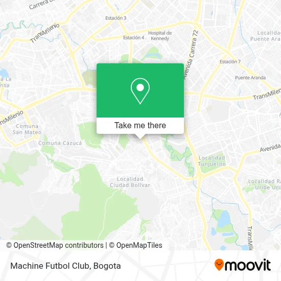 Machine Futbol Club map