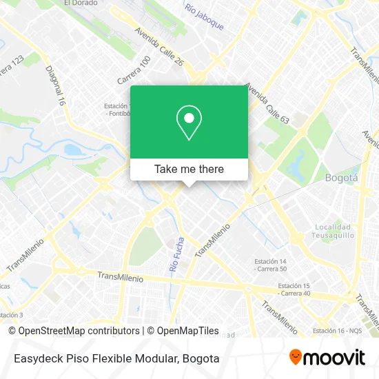 Easydeck Piso Flexible Modular map