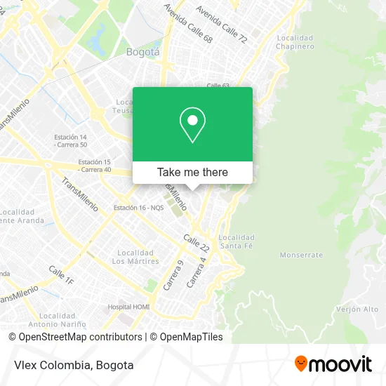 Vlex Colombia map