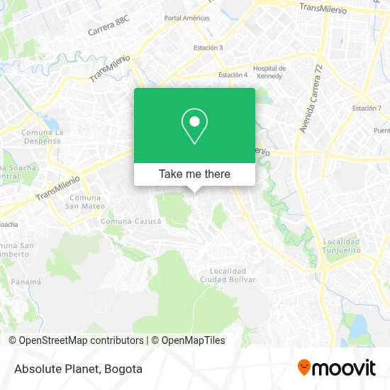 Absolute Planet map