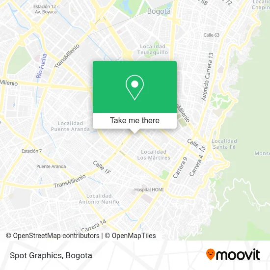 Spot Graphics map