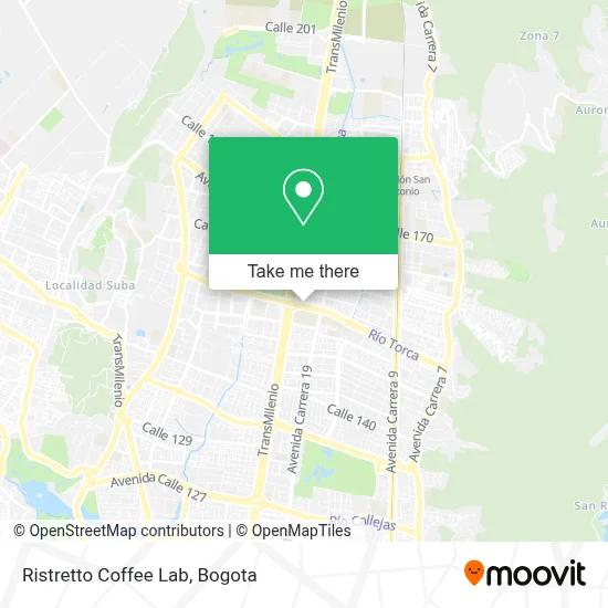 Mapa de Ristretto Coffee Lab