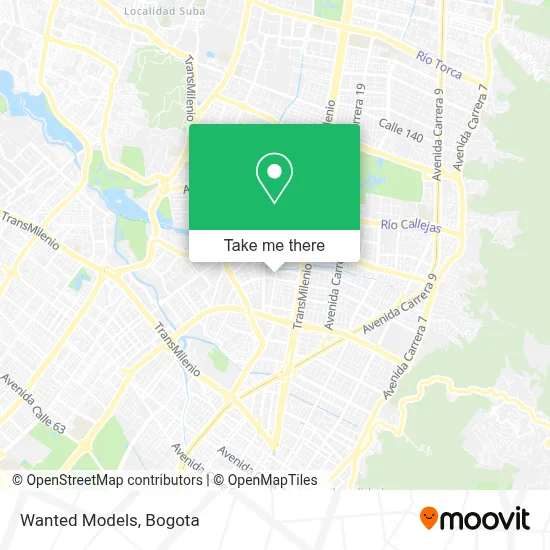 Wanted Models map