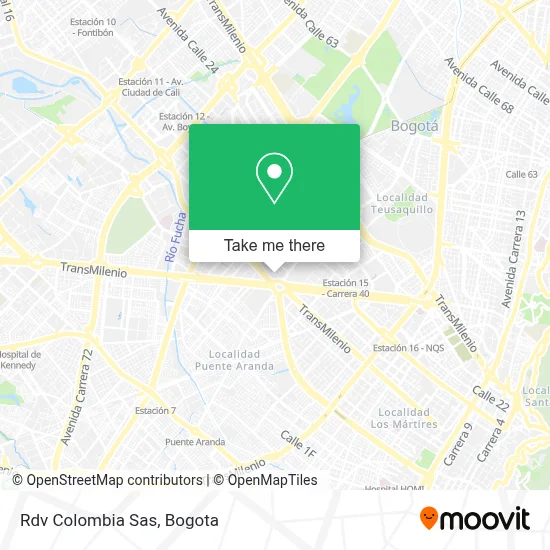 Rdv Colombia Sas map