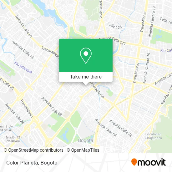 Color Planeta map