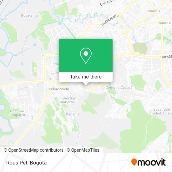 Rous Pet map