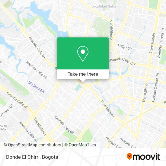 Donde El Chirri map
