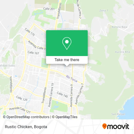 Rustic Chicken map