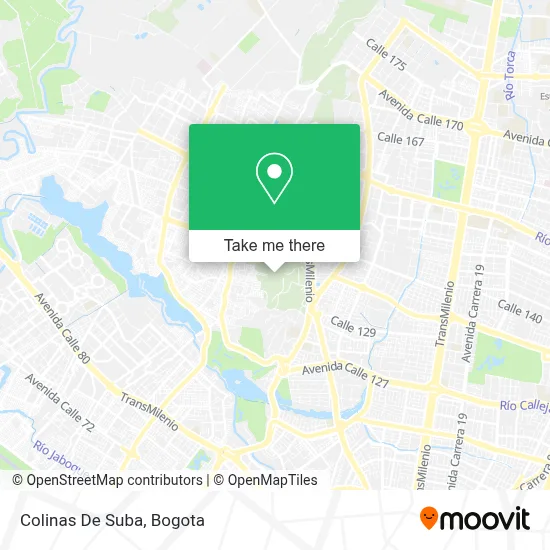 Colinas De Suba map