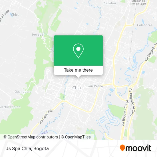 Js Spa Chia map